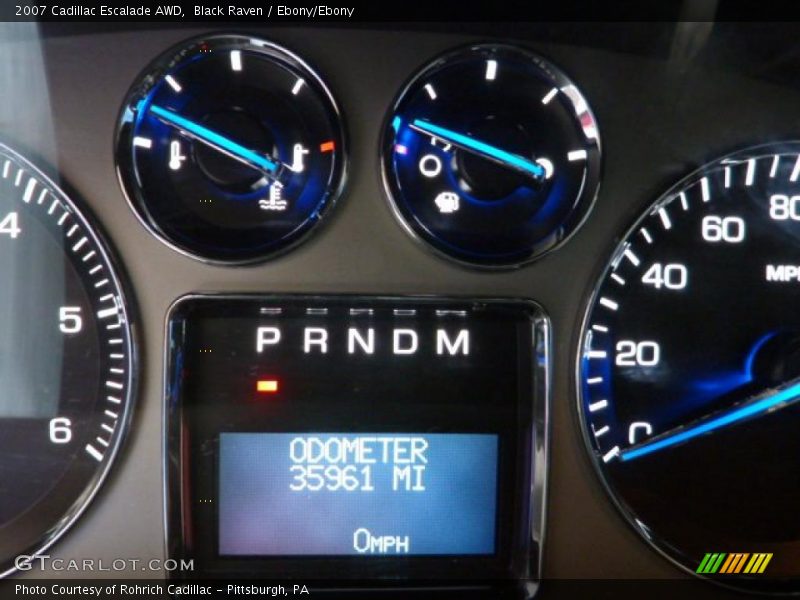 Black Raven / Ebony/Ebony 2007 Cadillac Escalade AWD