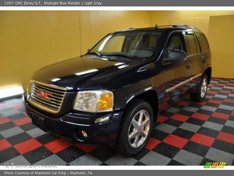 Midnight Blue Metallic / Light Gray 2007 GMC Envoy SLT