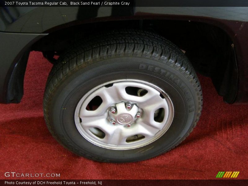Black Sand Pearl / Graphite Gray 2007 Toyota Tacoma Regular Cab