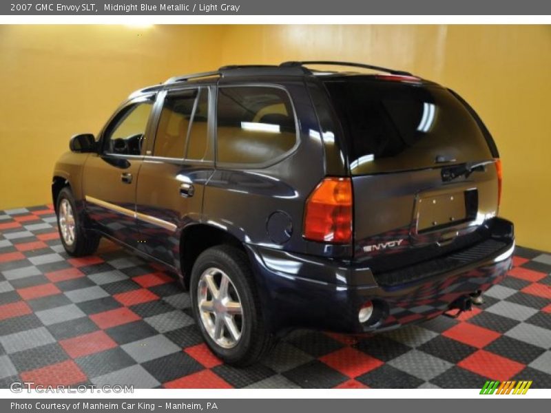 Midnight Blue Metallic / Light Gray 2007 GMC Envoy SLT