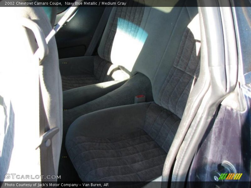 Navy Blue Metallic / Medium Gray 2002 Chevrolet Camaro Coupe