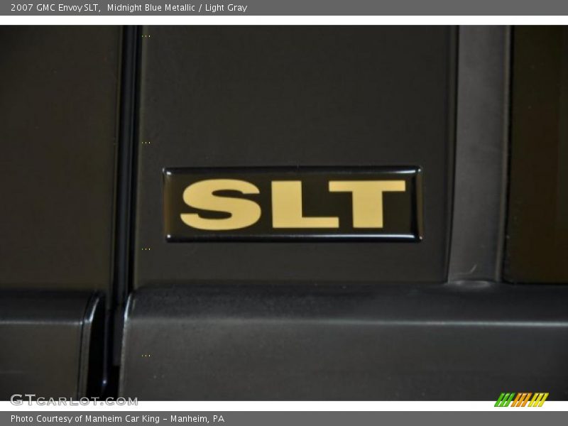 Midnight Blue Metallic / Light Gray 2007 GMC Envoy SLT