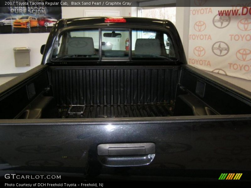 Black Sand Pearl / Graphite Gray 2007 Toyota Tacoma Regular Cab