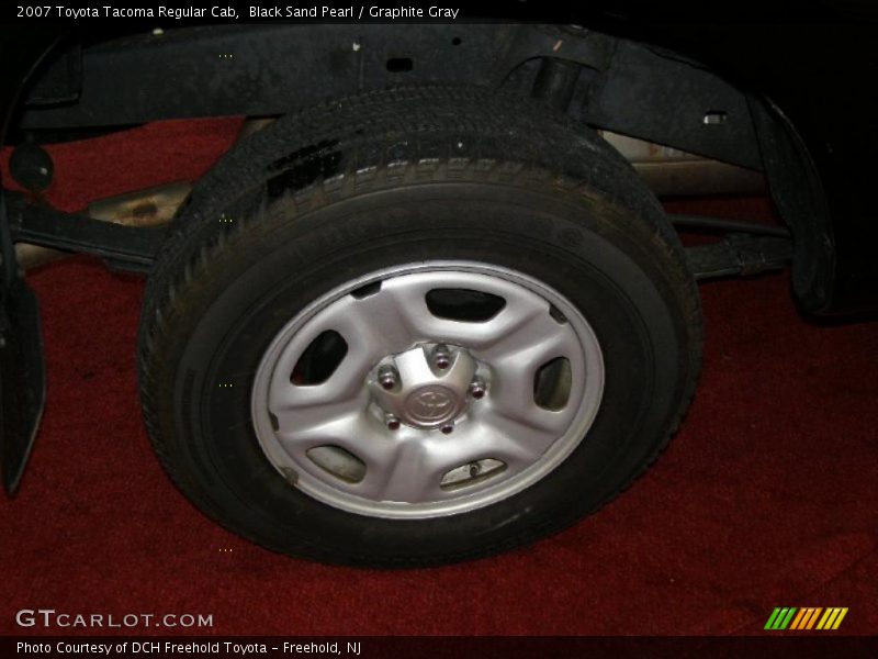 Black Sand Pearl / Graphite Gray 2007 Toyota Tacoma Regular Cab