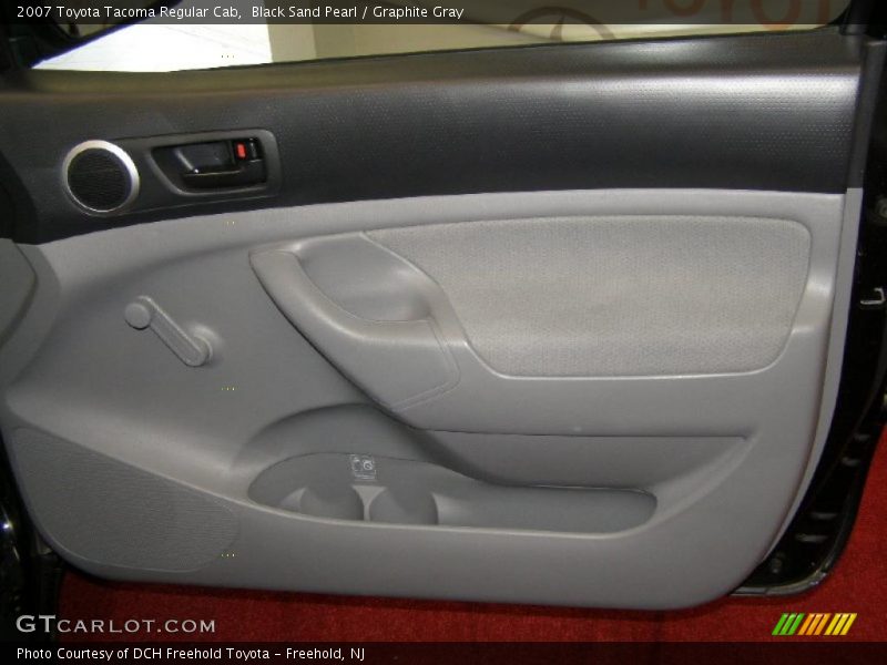 Black Sand Pearl / Graphite Gray 2007 Toyota Tacoma Regular Cab
