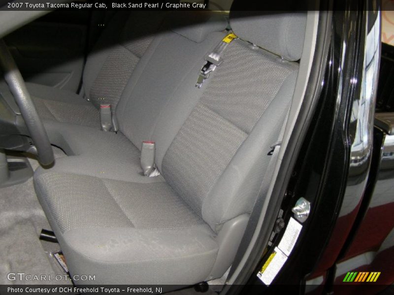 Black Sand Pearl / Graphite Gray 2007 Toyota Tacoma Regular Cab