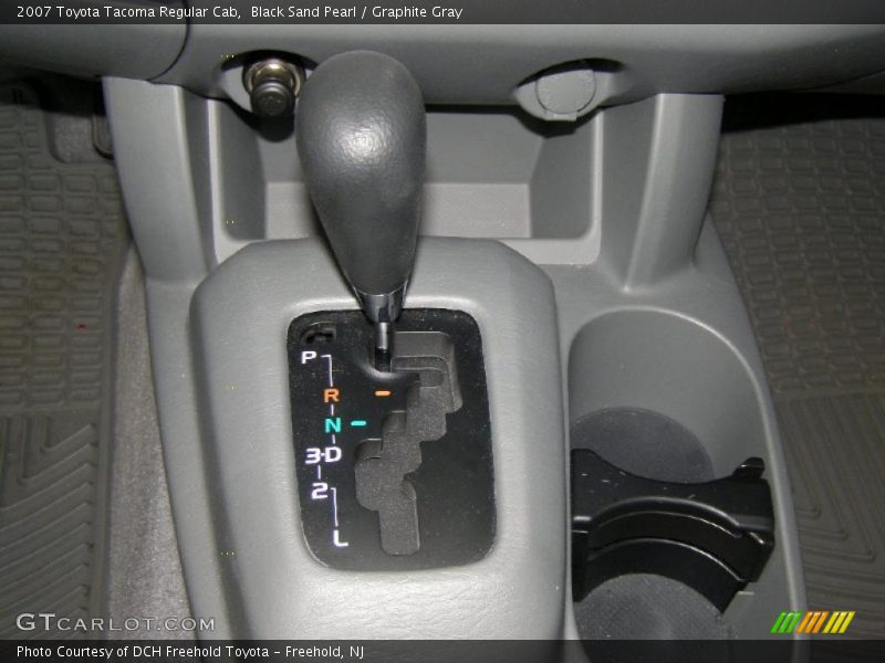 Black Sand Pearl / Graphite Gray 2007 Toyota Tacoma Regular Cab