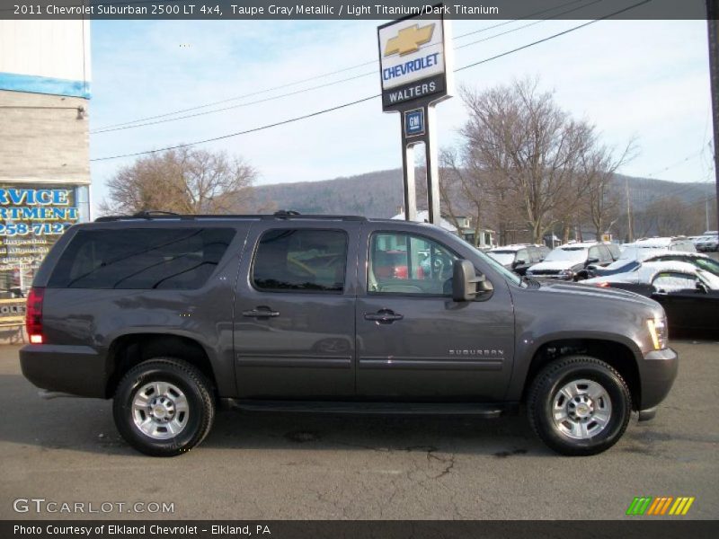 Taupe Gray Metallic / Light Titanium/Dark Titanium 2011 Chevrolet Suburban 2500 LT 4x4