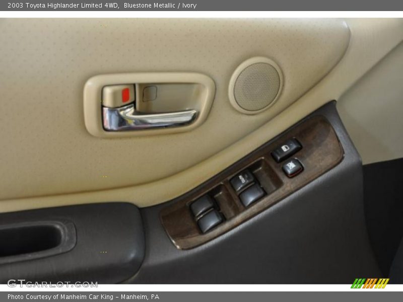 Bluestone Metallic / Ivory 2003 Toyota Highlander Limited 4WD