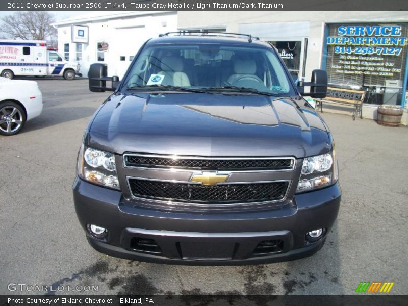 Taupe Gray Metallic / Light Titanium/Dark Titanium 2011 Chevrolet Suburban 2500 LT 4x4