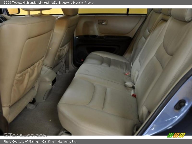 Bluestone Metallic / Ivory 2003 Toyota Highlander Limited 4WD