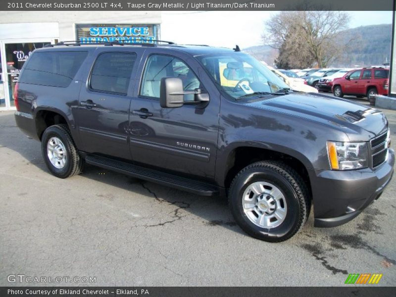 Taupe Gray Metallic / Light Titanium/Dark Titanium 2011 Chevrolet Suburban 2500 LT 4x4