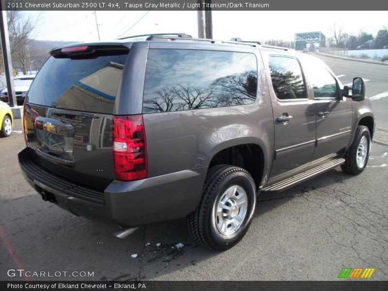 Taupe Gray Metallic / Light Titanium/Dark Titanium 2011 Chevrolet Suburban 2500 LT 4x4