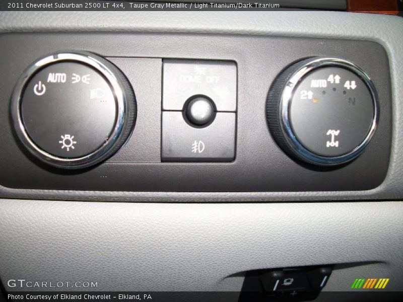 Controls of 2011 Suburban 2500 LT 4x4