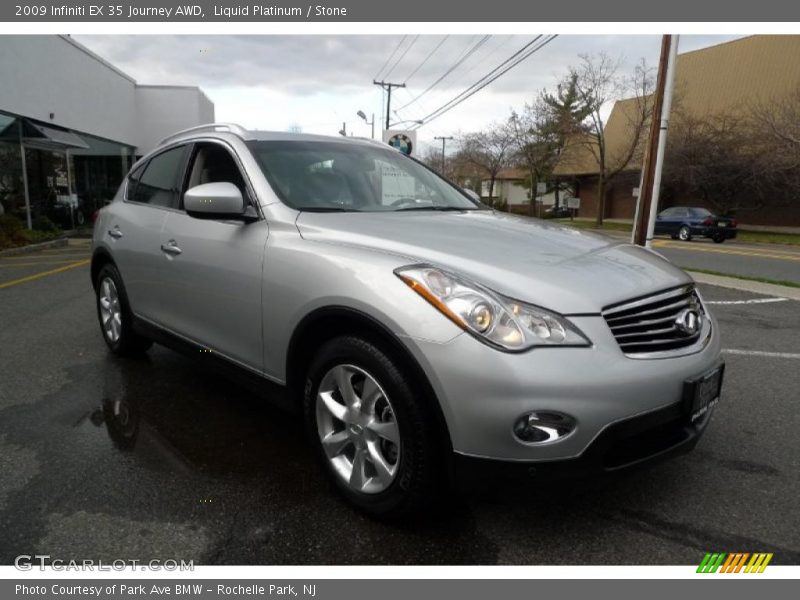 Liquid Platinum / Stone 2009 Infiniti EX 35 Journey AWD