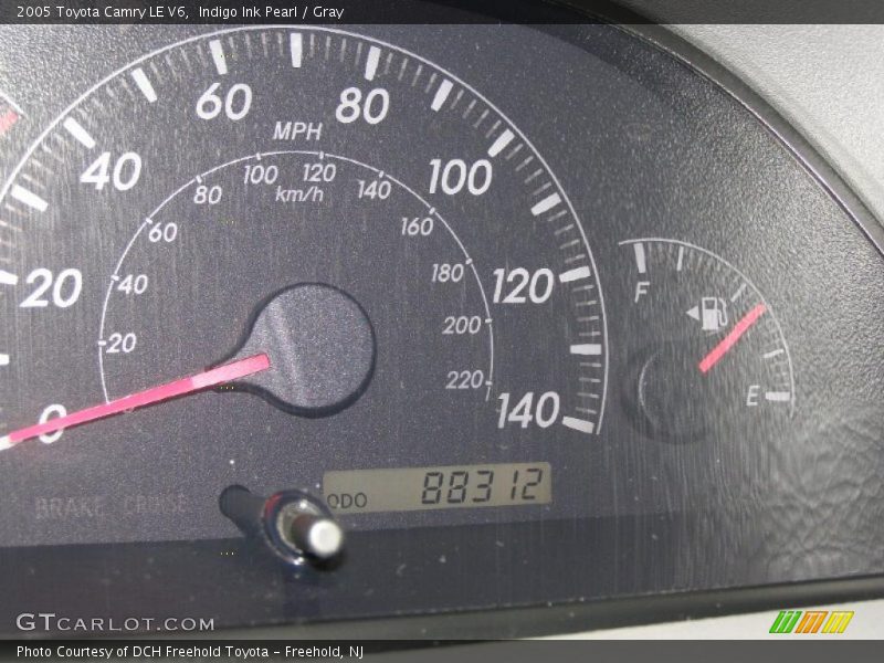 Indigo Ink Pearl / Gray 2005 Toyota Camry LE V6