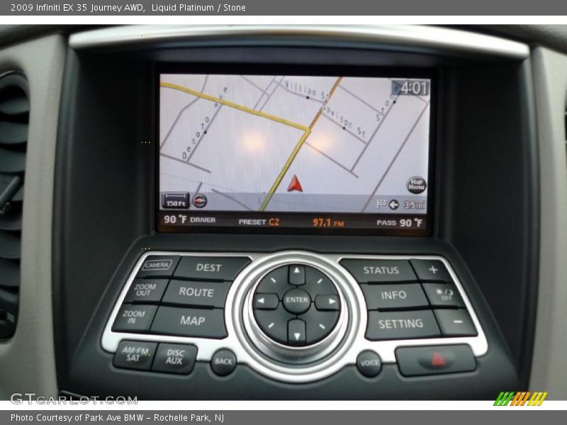 Navigation of 2009 EX 35 Journey AWD