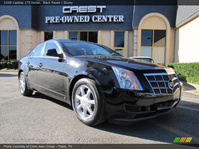 Black Raven / Ebony 2008 Cadillac CTS Sedan