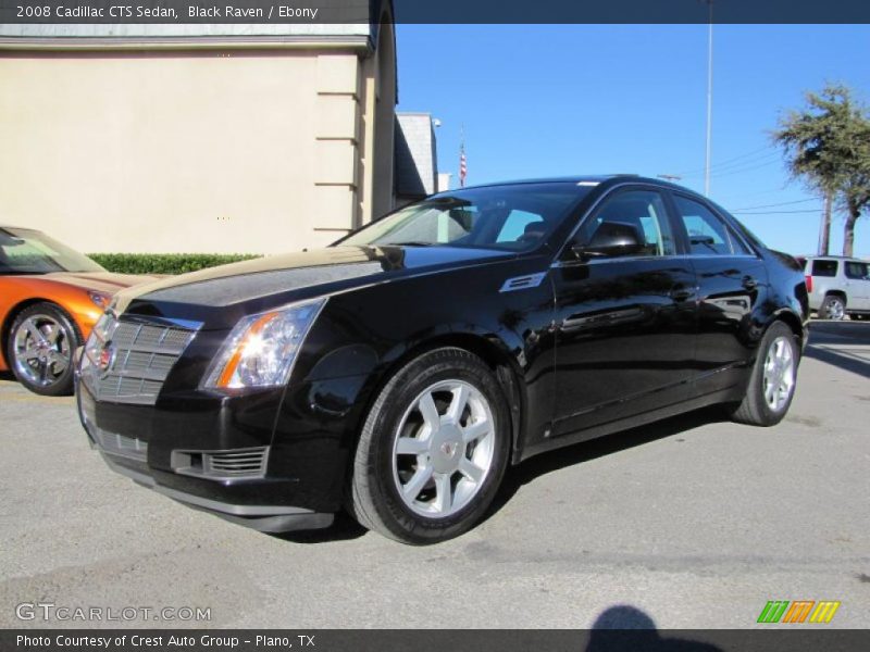 Black Raven / Ebony 2008 Cadillac CTS Sedan