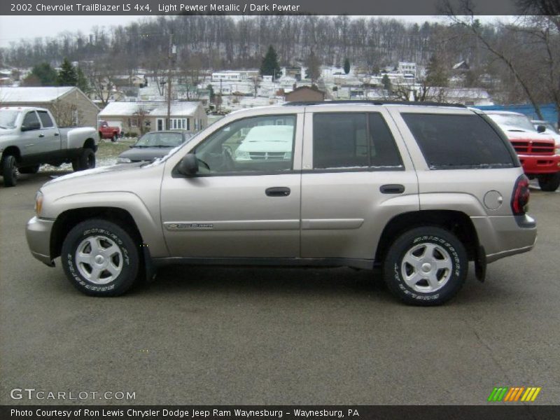 Light Pewter Metallic / Dark Pewter 2002 Chevrolet TrailBlazer LS 4x4