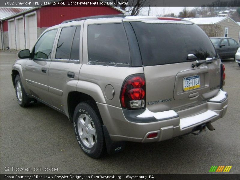 Light Pewter Metallic / Dark Pewter 2002 Chevrolet TrailBlazer LS 4x4
