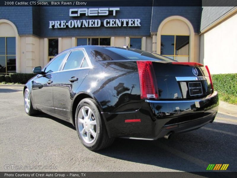 Black Raven / Ebony 2008 Cadillac CTS Sedan