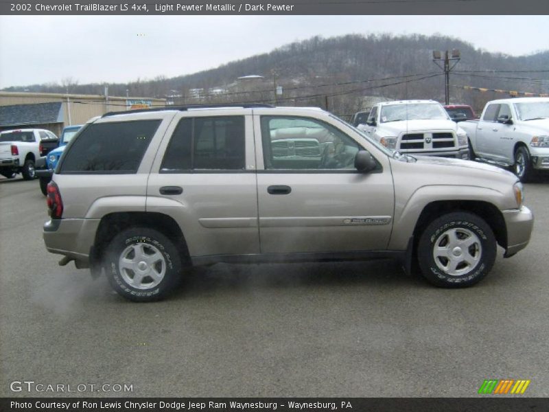 Light Pewter Metallic / Dark Pewter 2002 Chevrolet TrailBlazer LS 4x4