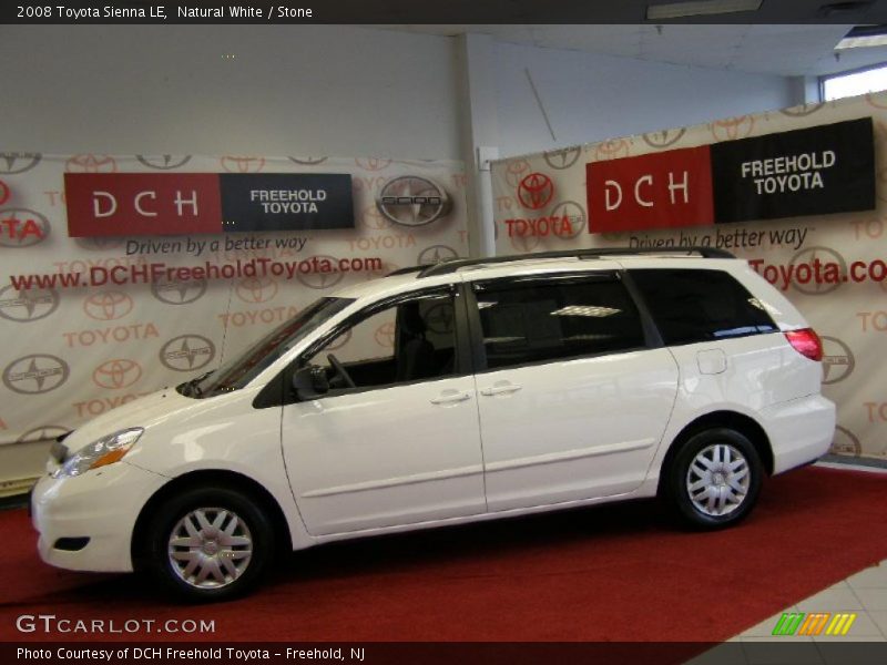 Natural White / Stone 2008 Toyota Sienna LE