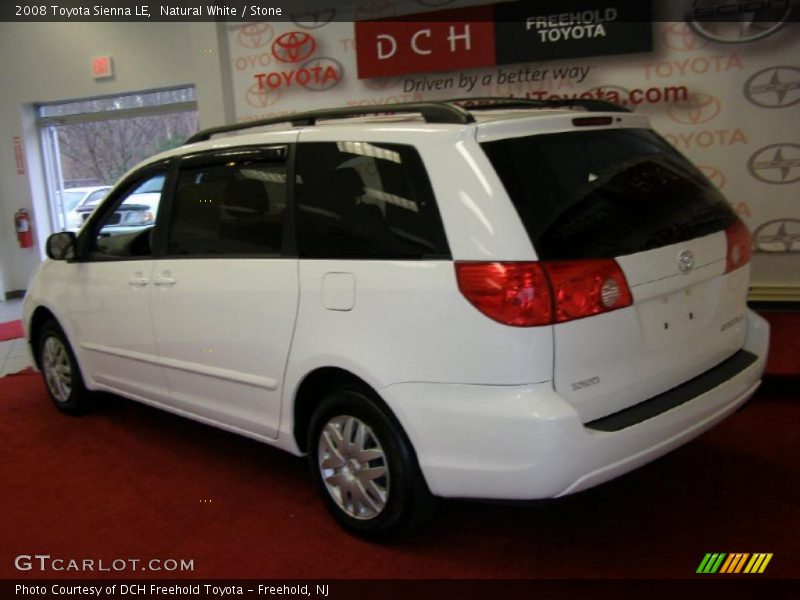 Natural White / Stone 2008 Toyota Sienna LE