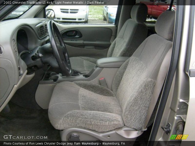 Light Pewter Metallic / Dark Pewter 2002 Chevrolet TrailBlazer LS 4x4