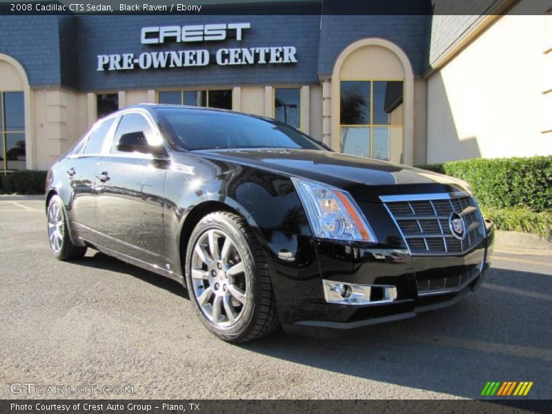 Black Raven / Ebony 2008 Cadillac CTS Sedan