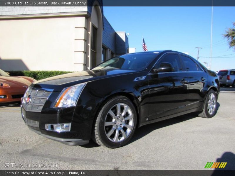 Black Raven / Ebony 2008 Cadillac CTS Sedan
