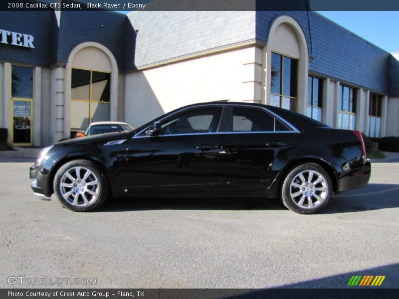 Black Raven / Ebony 2008 Cadillac CTS Sedan