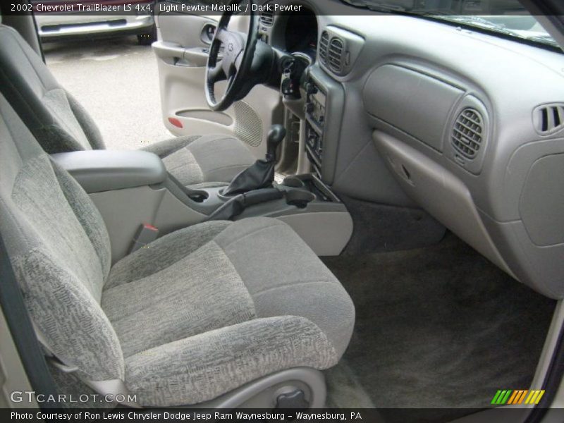 Light Pewter Metallic / Dark Pewter 2002 Chevrolet TrailBlazer LS 4x4