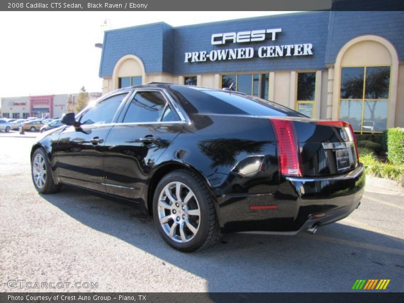 Black Raven / Ebony 2008 Cadillac CTS Sedan