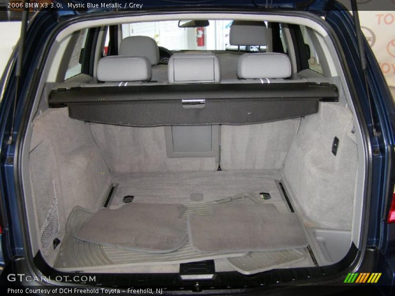 Mystic Blue Metallic / Grey 2006 BMW X3 3.0i
