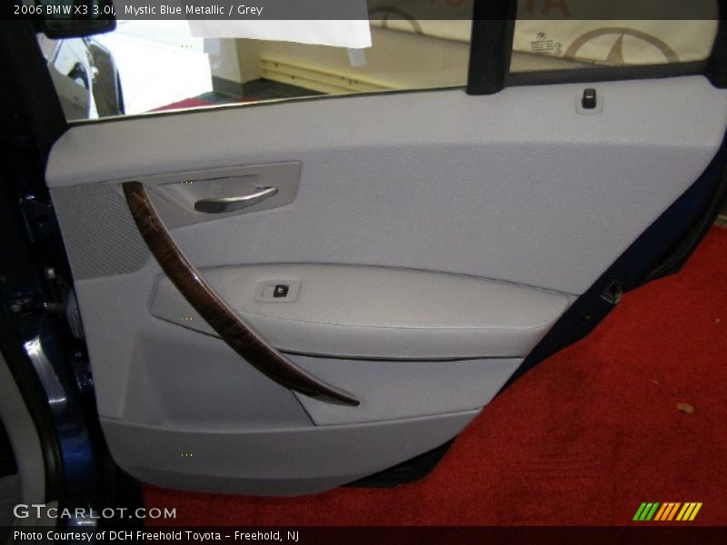 Mystic Blue Metallic / Grey 2006 BMW X3 3.0i