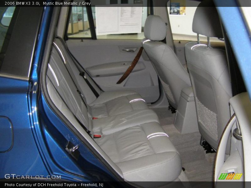 Mystic Blue Metallic / Grey 2006 BMW X3 3.0i