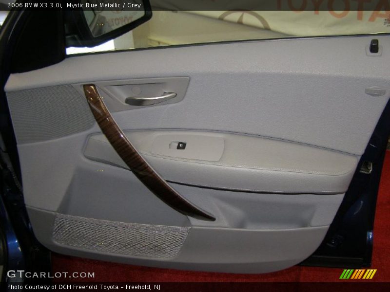Mystic Blue Metallic / Grey 2006 BMW X3 3.0i