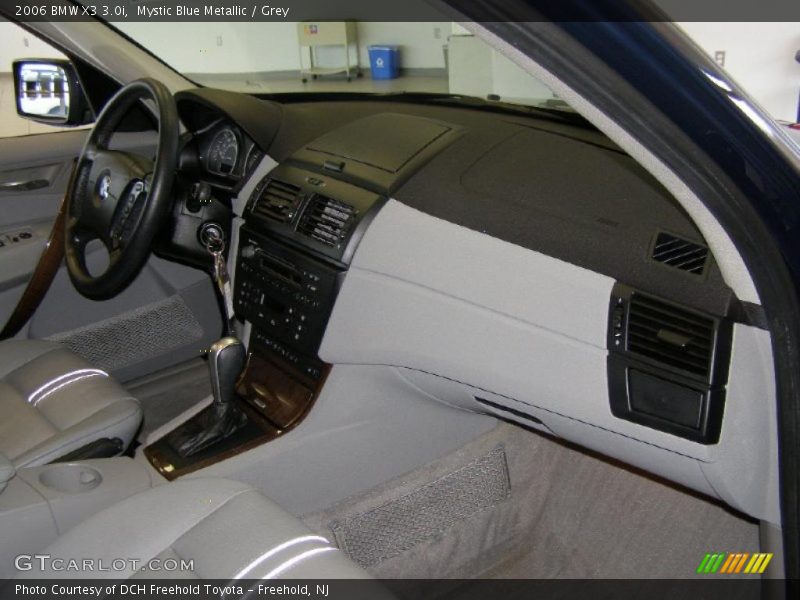 Mystic Blue Metallic / Grey 2006 BMW X3 3.0i