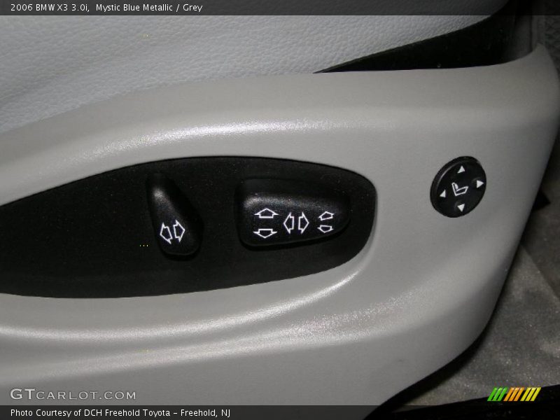 Mystic Blue Metallic / Grey 2006 BMW X3 3.0i