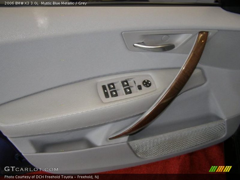 Mystic Blue Metallic / Grey 2006 BMW X3 3.0i
