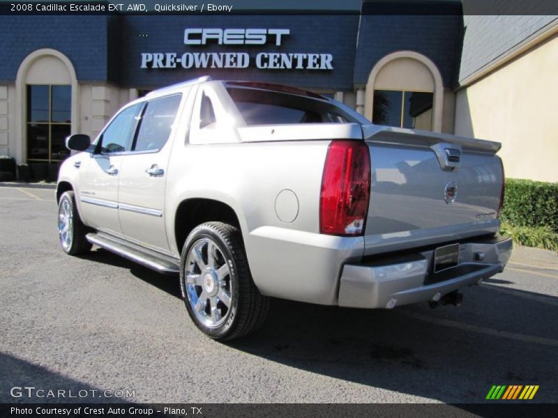 Quicksilver / Ebony 2008 Cadillac Escalade EXT AWD