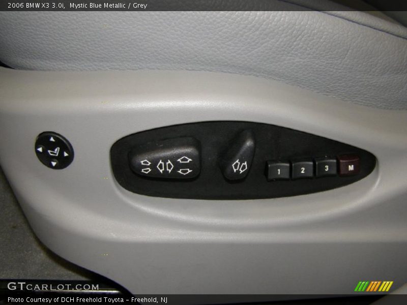 Mystic Blue Metallic / Grey 2006 BMW X3 3.0i