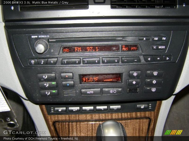 Mystic Blue Metallic / Grey 2006 BMW X3 3.0i