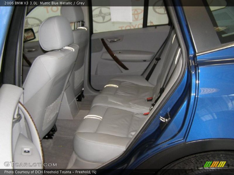 Mystic Blue Metallic / Grey 2006 BMW X3 3.0i