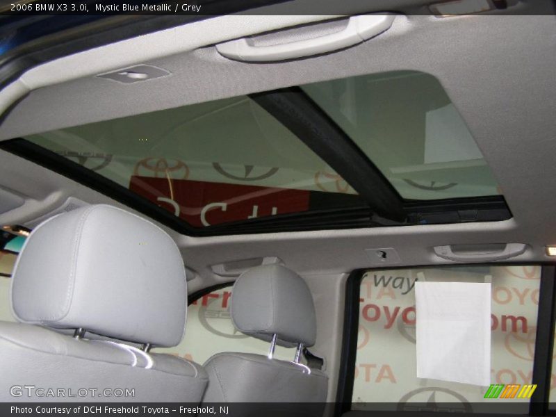 Mystic Blue Metallic / Grey 2006 BMW X3 3.0i