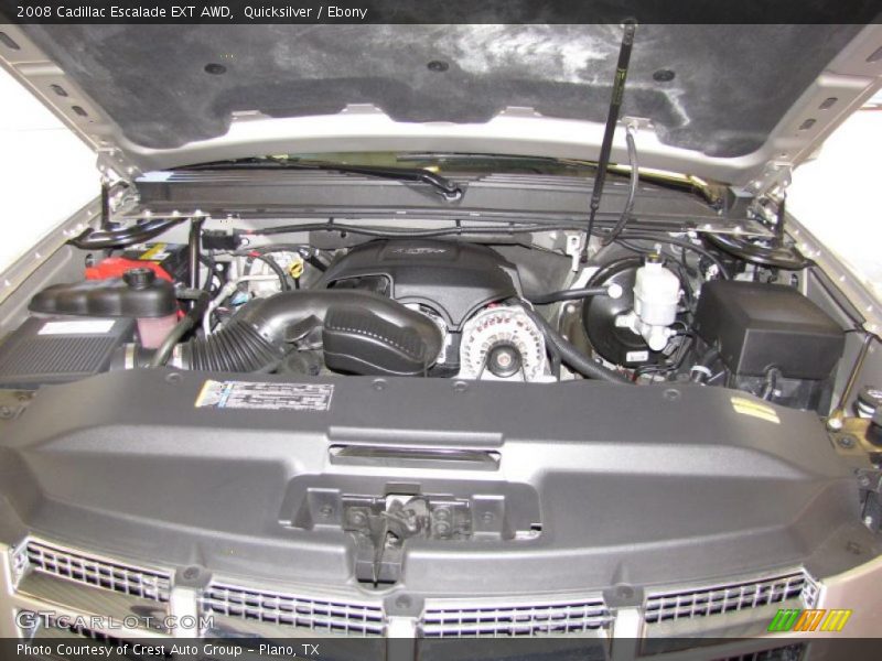 Quicksilver / Ebony 2008 Cadillac Escalade EXT AWD