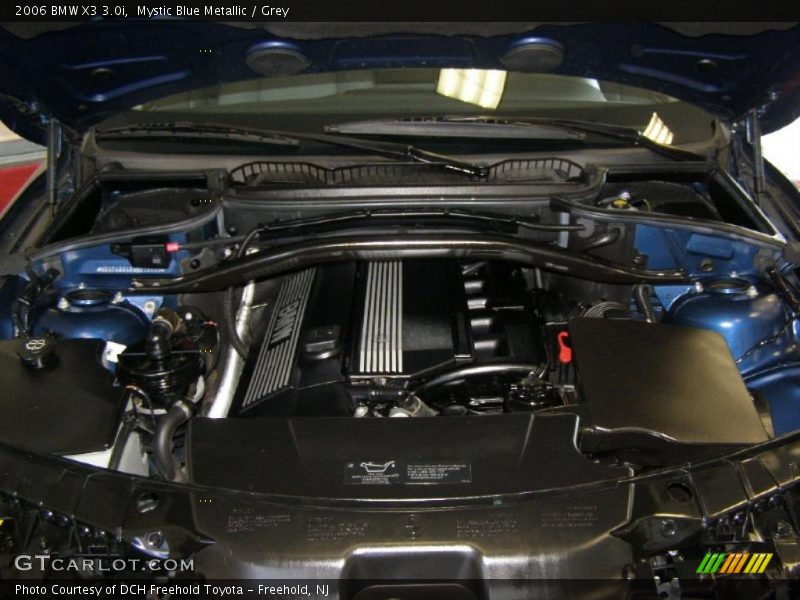 Mystic Blue Metallic / Grey 2006 BMW X3 3.0i