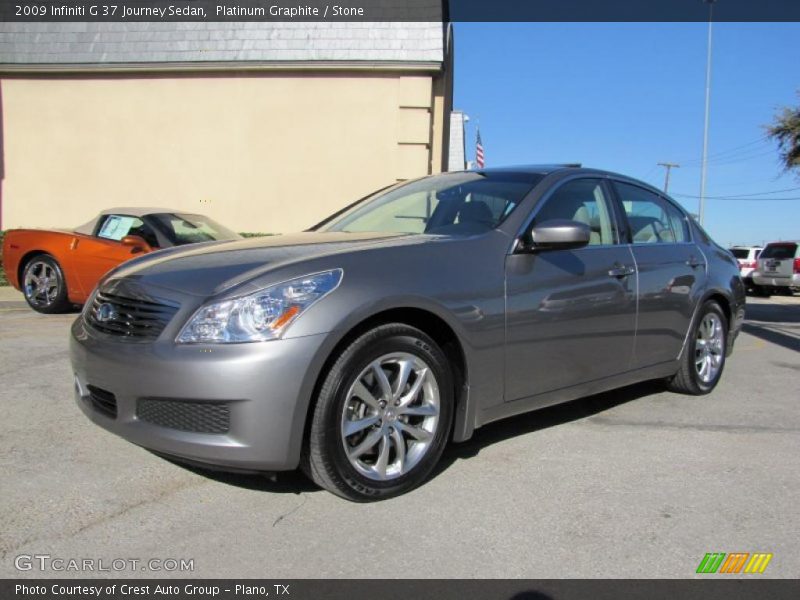 Platinum Graphite / Stone 2009 Infiniti G 37 Journey Sedan